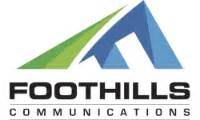 Foothills communications - Foothills Communications; Hours: Monday - Friday 7:30am - 4:30pm. Driving Directions: 1621 Kentucky Route 40 W, Staffordsville, KY 41256. About Us. Foothills Communications is a NTCA Smart Rural Community provider of high speed fiber-based Internet, Video, local phone service and long distance services in Eastern Kentucky.